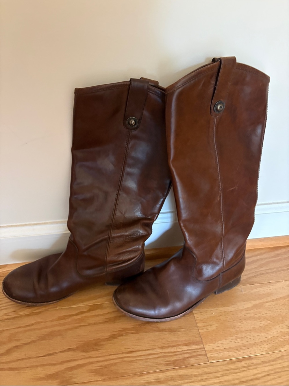 Frye brown Melissa riding boot